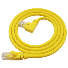 BasicLAN Right Angled to Straight 24AWG CAT.6 UTP Patch Cord Stranded Copper Networking Cable